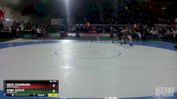 4A 170 lbs Quarterfinal - Seiya Thompson, Bishop Kelly vs Koby Gould, Bonneville