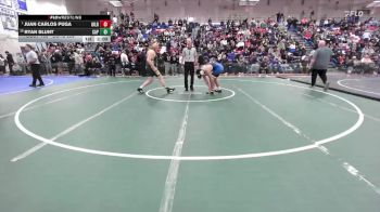 Boys 285 lbs Champ. Round 1 - Juan Carlos Puga, Gilroy Boys vs Ryan Blunt, Capuchino&nbsp;Boys