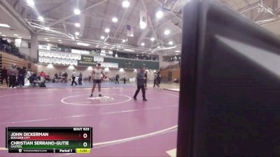 285 lbs Cons. Round 3 - John Dickerman, Boulder City vs Christian Serrano-Gutierrez, Casteel