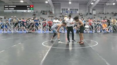 132 lbs Round Of 32 - Mac Johnson, NC United - HSB vs Cael Yanek, Freakztyle Supremacy - HSB