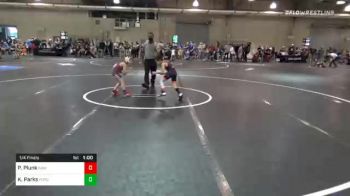 60 lbs Quarterfinal - Preston Plunk, Raw vs Kashton Parks, Team Porcelli