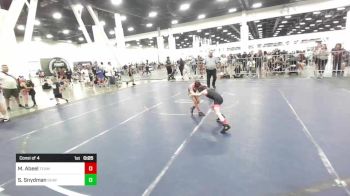 50 lbs Consi Of 4 - Mika Abeel, Team Aggression vs Sloan Snydman, Shafter Youth Wrestling