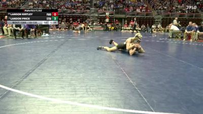 1A-138 lbs Cons. Round 2 - Landon Kirtley, Panorama vs Landon Price, Graettinger-Terril/Ruthven-Ayrshire