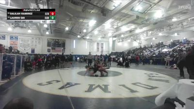 125 lbs Cons. Round 3 - Dalilah Ramirez, Covina vs Lauren Gei, El Dorado