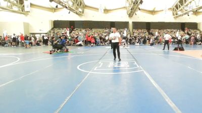 75-B lbs Semifinal - Ronan Klock, Danville vs Michael Taylor, Northampton