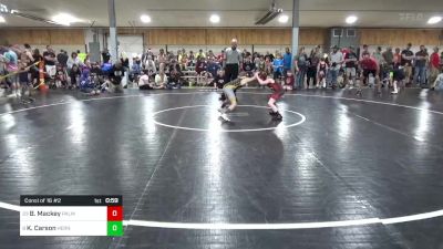 62 lbs Consi Of 16 #2 - Blake Mackey, Palmyra vs Kieran Carson, Herndon