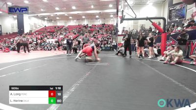 180 lbs Rr Rnd 2 - Amelia Long, Ponca City LadyCat Wrestling vs Laney Horine, Oklahoma Mafia