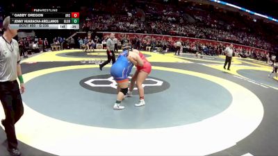 G-235 lbs Cons. Semi - Jenny Huaracha-Arellanos, G-Olen. Orange vs Gabby Oregon, G-Archbold