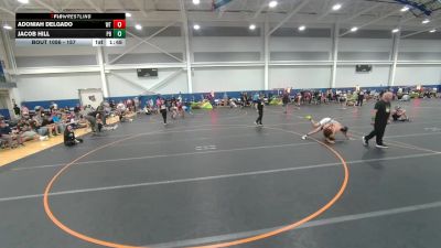 157 lbs Cons. Round 3 - Jacob Hill, Unattached vs Adoniah Delgado, Unattached