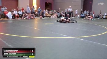 150 lbs Round 3 - Cole Sackett, Team Hammer Wrestling Academy vs Josiah Williams, Elite Athletic Club