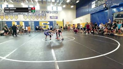 120 lbs Round 7 (8 Team) - Enzo Kako, Avalon WC vs Axel Gruver, Braves WC