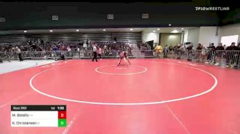 113 lbs Consi Of 32 #2 - Matthew Botello, MA vs Koufax Christensen, IA