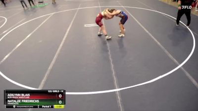 Semifinal - Natalee Friedrichs, Minnesota vs Adilynn Blais, Rum River Wrestling