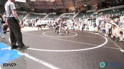 58 lbs Rr Rnd 2 - Caulder Schultz, Team Tulsa RED vs Kannon Durasso, Keystone Kids Wrestling Club