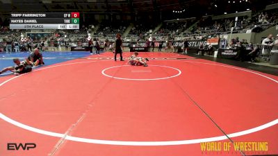 84 lbs 5th Place - Tripp Farrington, CP Wrestling vs Hayes Daniel, Threestyle