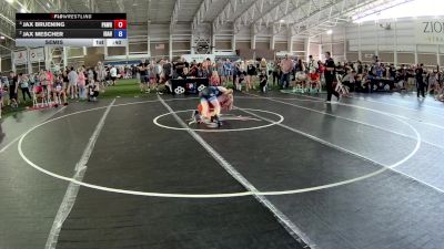 132 lbs Semis - JAX BRUENING, Patriot Wrestling vs Jax Mescher, Idaho