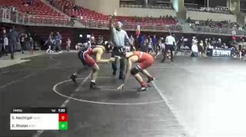 144 lbs Quarterfinal - Dalton Rhoten, Nebraska Boyz vs Sam Nachtigal, Kearney MatCats