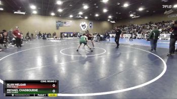 175 lbs Cons. Round 2 - Alan Melgar, Paso Robles vs Michael Chadbourne, Brea Olinda