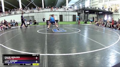 115 lbs Placement Matches (8 Team) - Chloe Medlock, Oklahoma vs Lucy Hornby, Washington