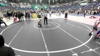 62 lbs Quarterfinal - Keen Huston, High Plains Thunder vs Jason Blevins, Punisher Wrestling Company