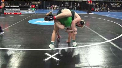 165 lbs Quarterfinal - Nolan Gessler, Tiffin vs Brody Hemauer, Wis.-Parkside
