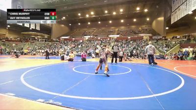 75 lbs Semifinal - Chris Murphy, Gentry Youth Organization Wrestling vs Guy Reynolds, Beebe Badgers Wrestling Club