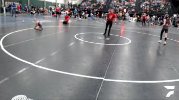 85-93 lbs Round 2 - Aleigha Thompson, Norfolk Jr Wrestling vs Reagan Eaton, CWO