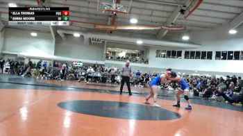 100 lbs 3rd Place Match - Ella Thomas, Poland Seminary High School vs Emma Moore, Walton-Verona