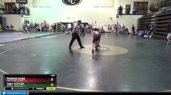 126 lbs Round 2 (8 Team) - Thomas Duke, Saint Clair County vs Trey Potter, Hewitt-Trussville