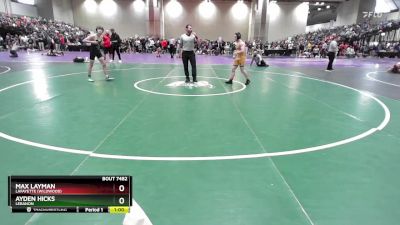 106B Cons. Round 2 - Ayden Hicks, Lebanon vs Max Layman, Lafayette (Wildwood)