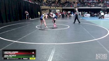 165G Cons. Round 2 - Leah Nichols, Bartlett High vs Jadynn Lowery, Lathrop Wrestling