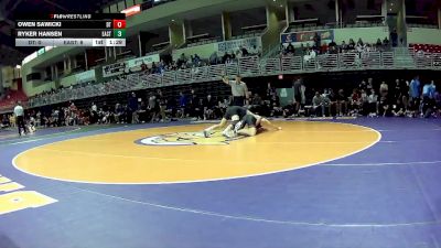144 lbs 2nd Wrestleback (16 Team) - Ryker Hansen, Cheyenne East vs Owen Sawicki, Doniphan-Trumbull