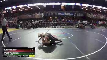 3A 113 lbs Champ. Round 1 - Carson Baert, Flagler Palm Coast vs Tyler Washburn, Palmetto Ridge