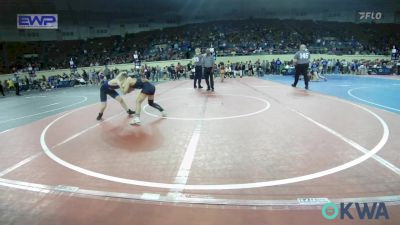 70 lbs Quarterfinal - Crew Card, Tulsa Blue T Panthers vs Jayden Ortiz, Coweta Tiger Wrestling