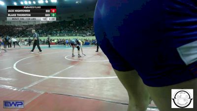 128 lbs Round Of 32 - Jace Hightower, Bixby vs Blake Thornton, Cache
