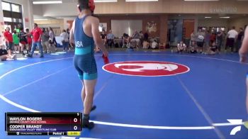 113 lbs Round 2 - Waylon Rogers, Orange County High School vs Cooper Brandt, Shenandoah Valley Wrestling Club