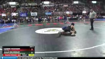 Champ. Round 1 - Shaun Billingsley, Missoula Big Sky/Loyola Sacred Heart vs Cooper McGovern, Gallatin