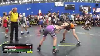 112 lbs Semis & 1st Wrestleback (8 Team) - Isaac Leonard, Untouchables Purple vs Dawson Mack, Revival Evil Empire