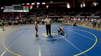 G 100 lbs Champ. Round 1 - Heidi Stoute, Parkway Girls vs Laila Roach, Sam Houston Girls