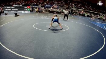 D 3 120 lbs Champ. Round 1 - Ryann Cully, Erath vs MICHAEL PERRON, St. Edmund
