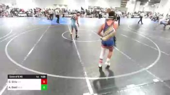 130 lbs Consi Of 8 #2 - Diego Sirio, W.a.r vs Antonio Beall, Mile High WC