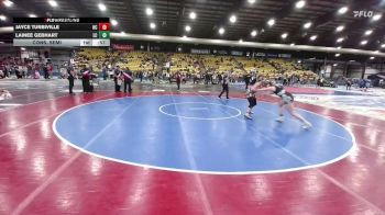 160 lbs Cons. Semi - Lainee Gebhart, Lemmon Cowboys/Cowgirls vs Jayce Turbiville, Harding County