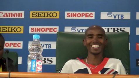Mo Farah thoughts on the 10k at Moscow World Champs 2013