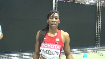 Francena McCorory feeling ready for individual medal at Moscow World Champs 2013
