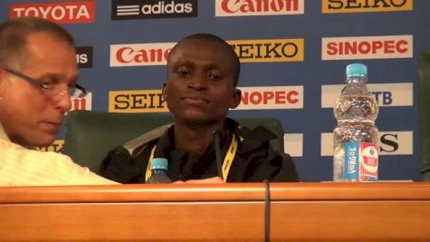 Paul Tanui thoughts on bronze in 10k at Moscow World Champs 2013