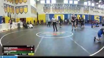 170 lbs Round 4 - Nate Sopotnick, Jensen Beach vs Chris Sanchez, South Dade