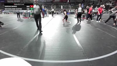 90 lbs Consi Of 8 #2 - Raegan Marks, Morris Hills Wrestling Club vs MichaelAnne Bartee, Power Half Wrestling Academy