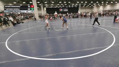 138 lbs Champ. Rd Of 64 - Antonio Sowell, Super D Wrestling vs Jayden Hernandez, ISI Wrestling Club