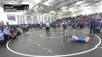 130 lbs Cons. Round 1 - Kayla Park, John Glenn vs Amanda Wilson, Foothill (Santa Ana)