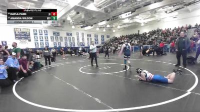 130 lbs Cons. Round 1 - Kayla Park, John Glenn vs Amanda Wilson, Foothill (Santa Ana)